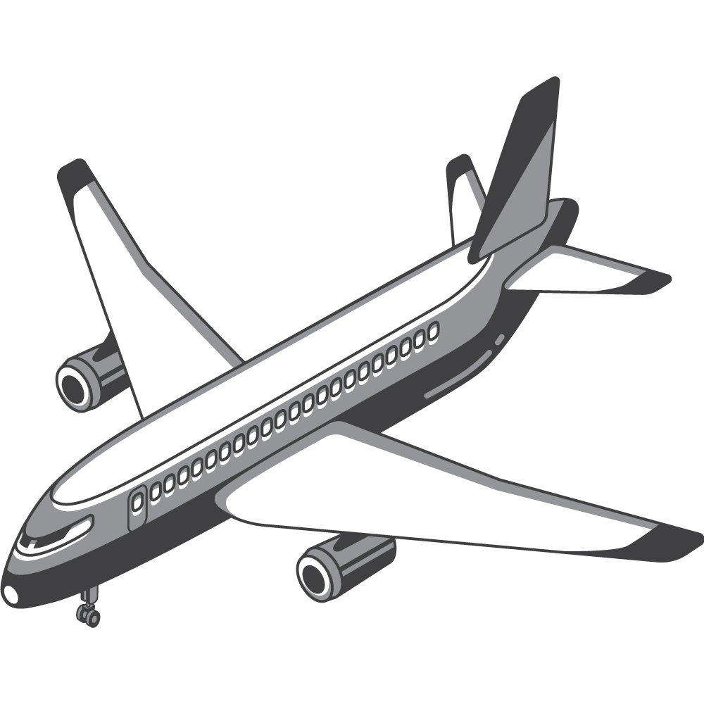 Logistics Management - airplace icon